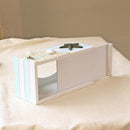 Wood Tissue Box Cover Shell Fishnet Beach Pumping Tray Tissue Holders (Star