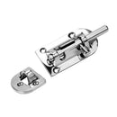 4" Stainless Steel Latch Barrel Long Bolt Hasp Gate Shed Slide Door Lock