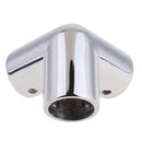 Stainless Steel 25mm 3-Way Corner Elbow Boat Hand Rail Fitting Hardware