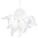 White Feather Dream Catcher Bead Hanging Decor Ornament for Car or Home dec D7E6