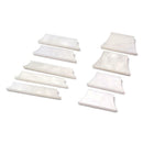 1 Set White Guitar Block Fretboard Markers Inlay Materials Luthier Tool Kit