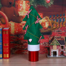 Christmas Tree Shape Wine Bottle Cover Home Party Decoration with Mini Bow