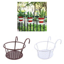 2Pieces Potted Flower Hangin Basket Heavy-duty Planter Braceket for Garden
