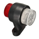 2 Red White Corner Side Marker LED Lights Outline Lamp Truck Trailer Van Bus 12V