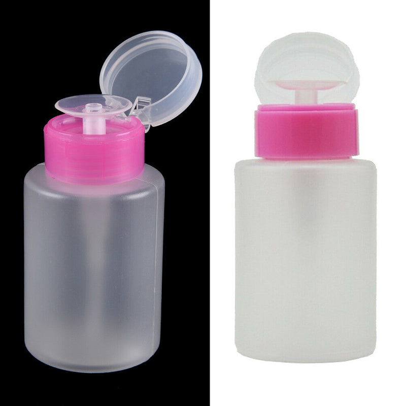 150mL Empty Pump Dispenser Bottle Container Cleaner Nail Polish Remover Too Kw