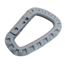 5pcs D Shape 90kg/200LB Buckle Snap Clip POM Plastic Climbing Carabiner Hanging