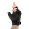 Half Fingerless Gloves Car Motorcycle Driving for Men Fashion Unlined Leather