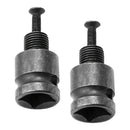 2 Pack 1/2 Inch Shank Electric Drill Chuck Adapter for Impact Wrench Conversion,