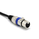 1/4inch 6.35mm Stereo Female Jack to XLR 3-Pin Female Audio Cable Mic Adapter