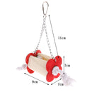 Parrots Parakeet Finches Natural Loofah Chew Toys with Hook