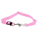 Adjustable Dogs Car Seat Belt Harness Pets Safe Seat Traction Rope (Pink)