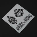 Plastic Printing Coffee Cake Stencils Template Buttercream DIY Spray Mold