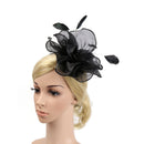 2x Retro Crystal 2 Colors Feather Headband Wedding Headpiece Flapper Costume