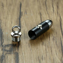 2pcs Classic Dog Paw  Cremation Memorial Pet Ash Urn Pendant Necklace