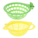 2Pcs Plastic Bedding Nest for Small Middle Birds Great for Hatching Breeding