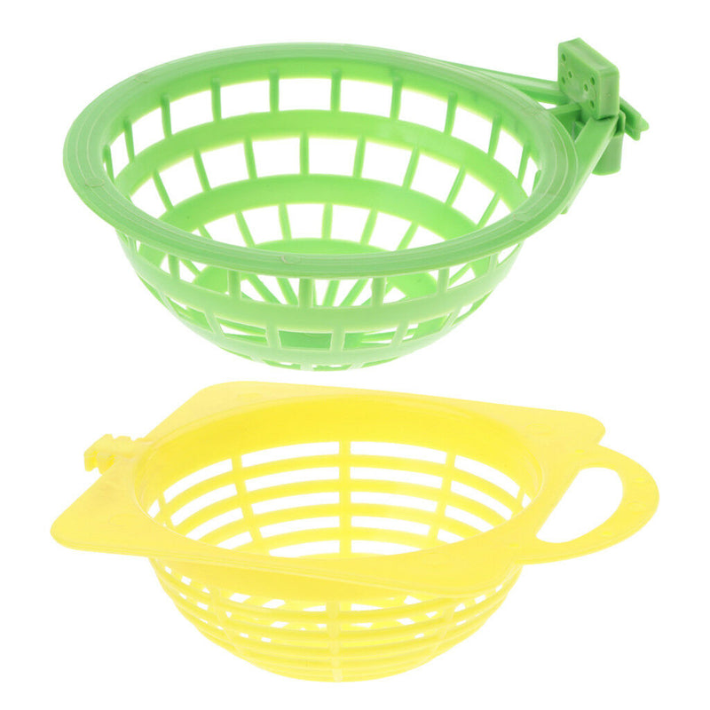 2Pcs Plastic Bedding Nest for Small Middle Birds Great for Hatching Breeding