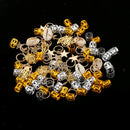 84pcs Charm Hair Braid Rings Dreadlock Shell Snowflake Star Pendant Loop