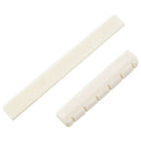 White Guitar Parts 6 String Classical Guitar Bone Bridge Saddle And Nut Set V1A1