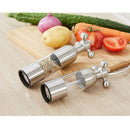 Manual Stainless Steel Pepper Mill Salt Grinder Muller Kitchen Tool 17.5cm