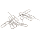10 Pcs Sim card tray removal eject pin key tool stainless steel t!WJCA~