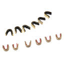 Set of 12 Pieces Rope Nocks Archery Bow String Buckle Clip Nocking Point, 5 X 5