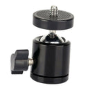 360 Degree 1/4" Mini Metal Tripod Ball Head Holder Bracket
