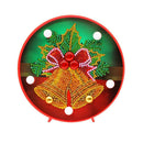 DIY LED Special Shaped Diamond Painting Christmas Bell Night Light Ornament