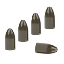 9Pcs Fishing Tungsten Sinkers Bullet Shape Flipping/Worm Weights 7.2g 8.8g