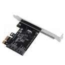 PCIe PCI Express to SATA3.0 2-Port SATA III 6G Controller Expansion Card Adapter
