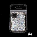 Lulaa 12 Colors/Set Chameleon Color Nail Sequins Rhombus Colorful Glitter F U7Y4