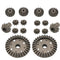 16Pcs Upgrade Parts Motor Driving Gear Metal Differential Gear Combo Set Made of