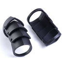 Gothic Punk Rock Joint Long Armor Knuckle Finger Ring 18mm - Black