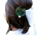 Little Cute Peacock Feather Hair Clip G4K6