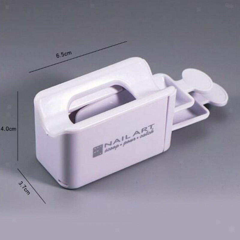 Nail Dipping Powder Recycling Tray Powder Sequin Storage Box Manicure Tools