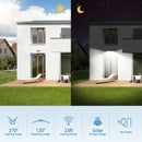100LED Solar Wall Lamps Outdoor Waterproof Street Courtyard Induction Lamp