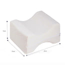 Orthopedic Memory Foam Knee Wedge Pillow for Sleeping Sciatica Back Hip A