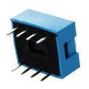10 Pcs 2 Row 8 Pin 4P Positions 2.54mm Pitch DIP Switch Blue
