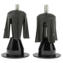 1 Pair Aluminum Alloy Bicycle Handlebar Grips Handle Bar Cap End Plugs Black