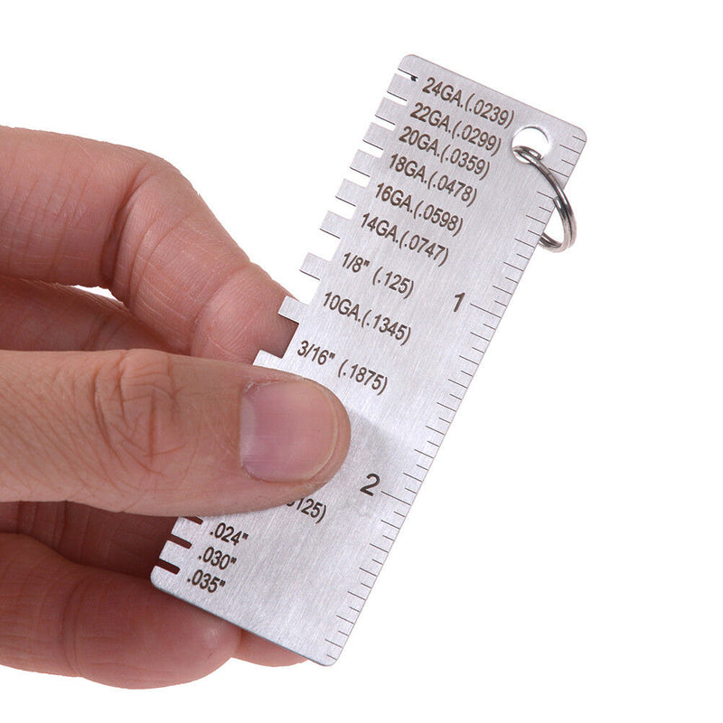 Wire Gauge Thickness Measuring Tool Wire/Sheet Metal Gage Measurement WL BX3 Kw