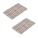 24 Pieces Alnico 5 Guitar Pickup Magnet Rod Pole Slug Pickup Parts 18mm