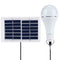 5 Modes 20 COB LED Solar Light USB Rechargeable Bulb Camping Lamp (9W)