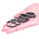 6pcs/set Carbon Fiber Bike Fork Headset Spacer 3mm 5mm 10mm for Bicycles T JCA+