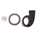 Black Rear Bumper Protection Rubber Strip Anti-Scratch Door Sill Guard
