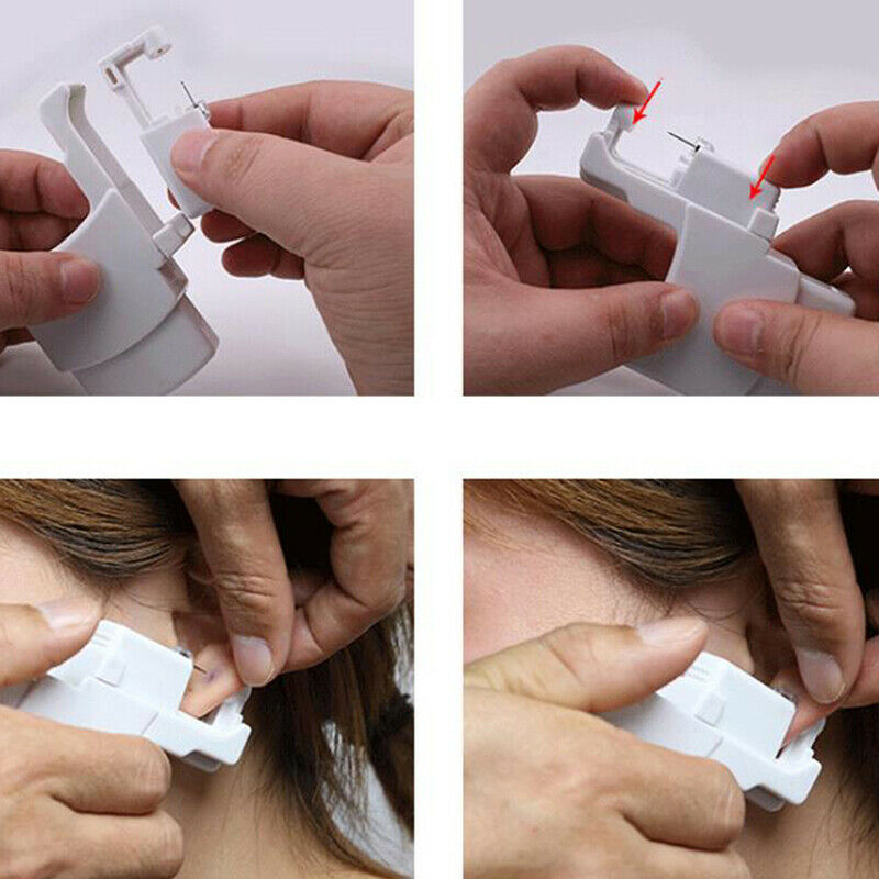1Pcs Ear Stud Pierced Professional Instrument System Units Piercing Helper T Bj