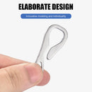 Stainless Steel Hanging Buckle Clip w/Keychain Pocket Key Organizer Holder Clamp
