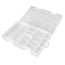 Rack Transparent AA AAA C D 9V Hard Plastic Battery Case Holder Storage Box