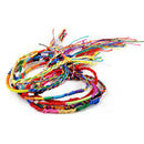 10x Women Lucky Braid Thread Wristband Ethnic Hippie Cords Handmade Bracelets