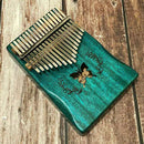 17 Keys Kalimba Pattern Thumb Piano Mahogany Body Musical Instrument 17 Key