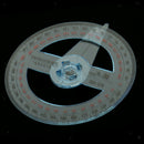360 Degree Protractor Full Circle 100mm Diameter Protractor Swing Arm School