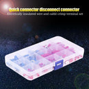 140pcs Male Electrical Wiring Connector Insulated Cold-pressed Terminals